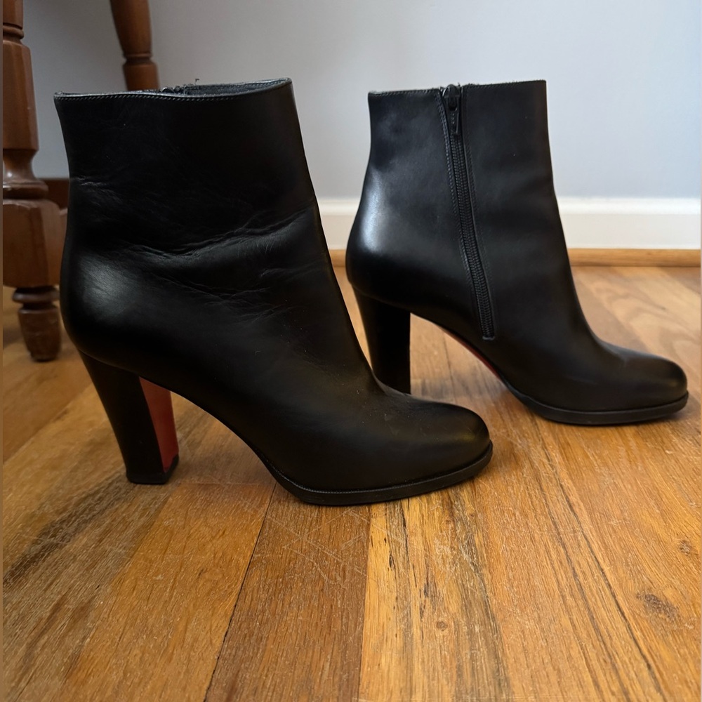 Louboutin Red Bottom Booties